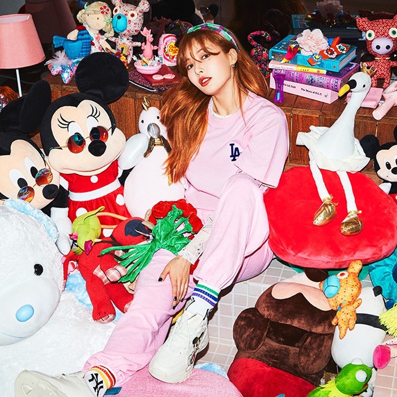 mlb官方 纽约洋基队泫雅同款男女同款夏季新款短袖运动休闲宽松潮流