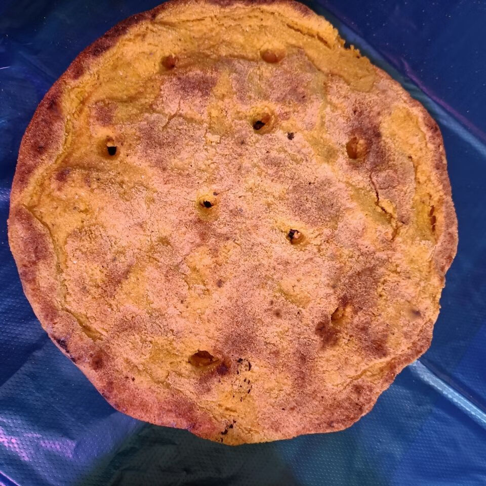 新疆和田特产美食玉米面/包谷面馕zaghra扎格尔传统馕饼真空包装 传统