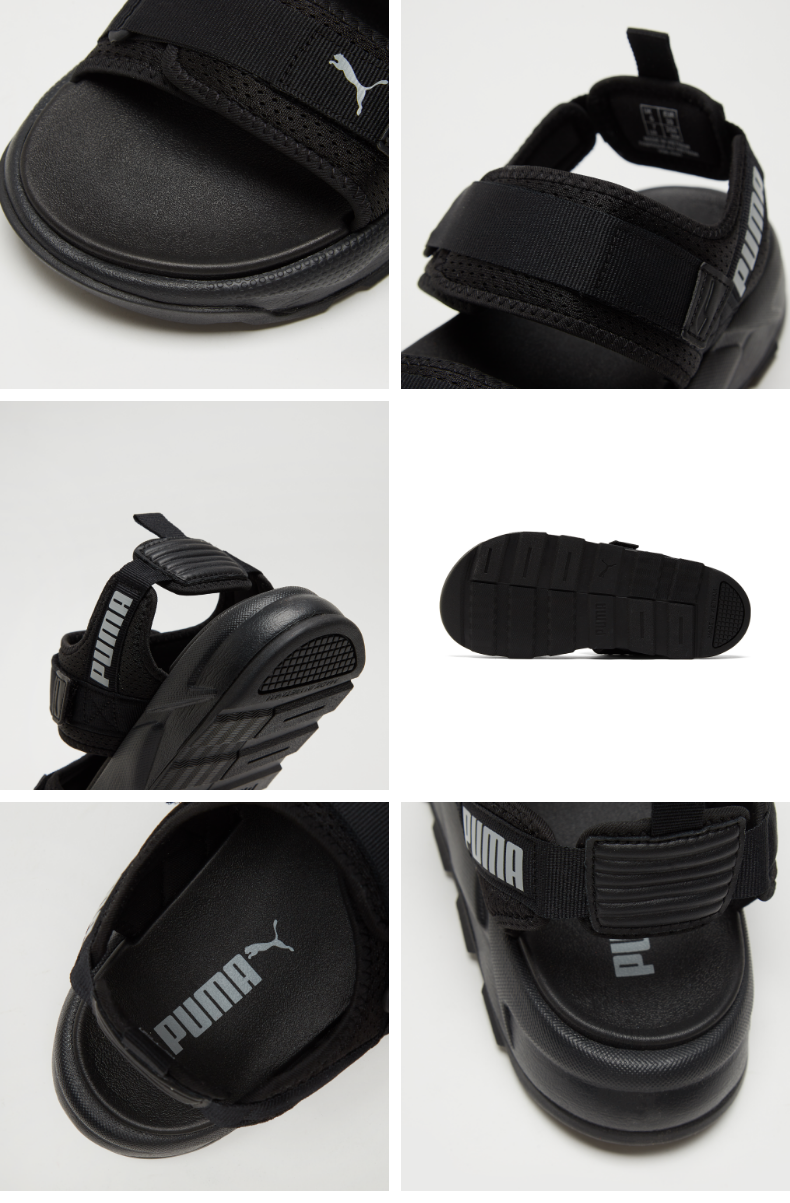 puma彪马官方新款男女同款缓震凉鞋rssandal374862浅灰白03475