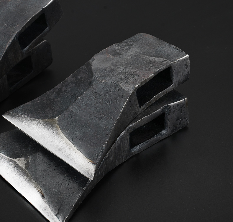 单刃斧头劈柴大斧子伐木柴树双刃木工家用手工锻打精品单刃斧28斤带木