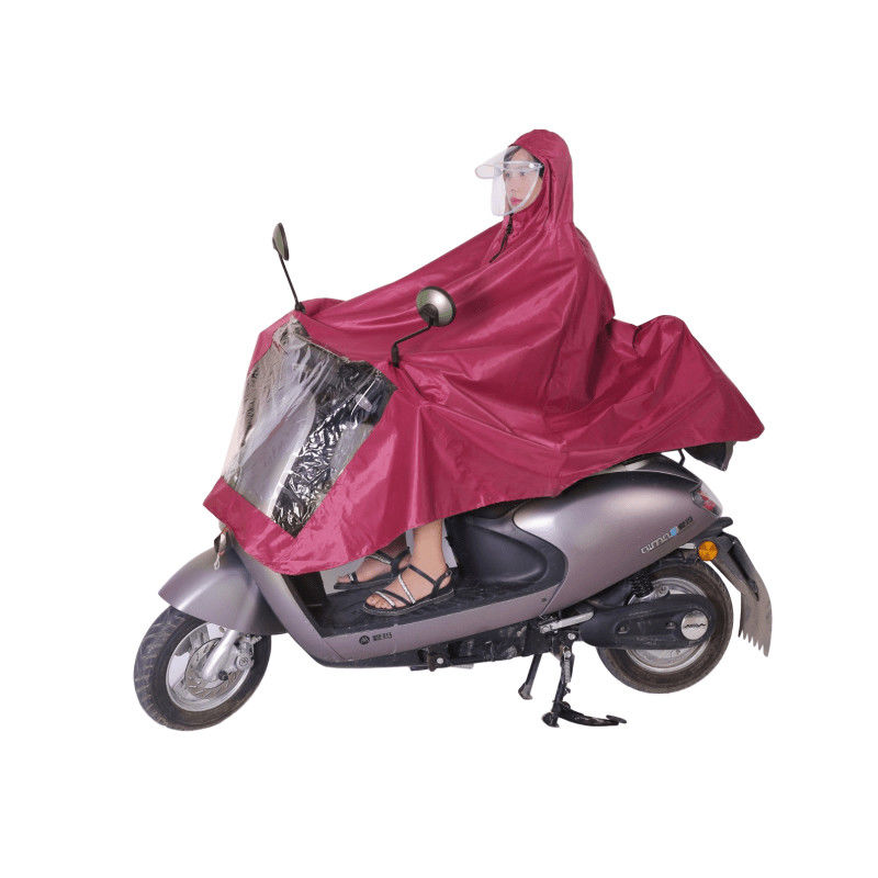 雨衣电动车摩托车面罩雨披单人双人男女式加大加厚电动车雨衣 单人单