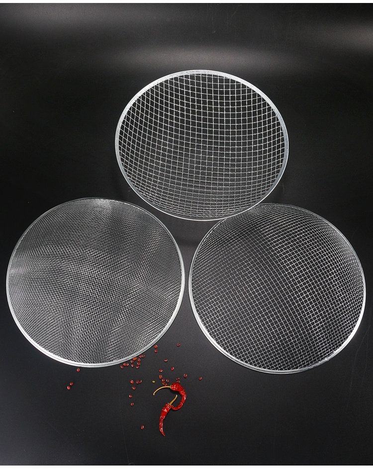 过滤家用铁丝圆形厨房餐厅筛子筛网园艺筛土大筛样筛沙子 三件套