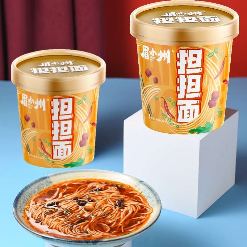 眉州东坡眉小州担担面118g*3桶 拉面 挂面 方便面川味面 担担面*6桶