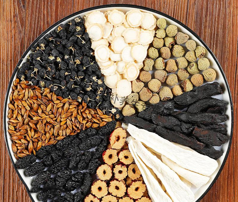 人参黄精黑枸杞桑葚覆盆子五宝茶八宝桂圆桑椹红枣肾男女滋补养生