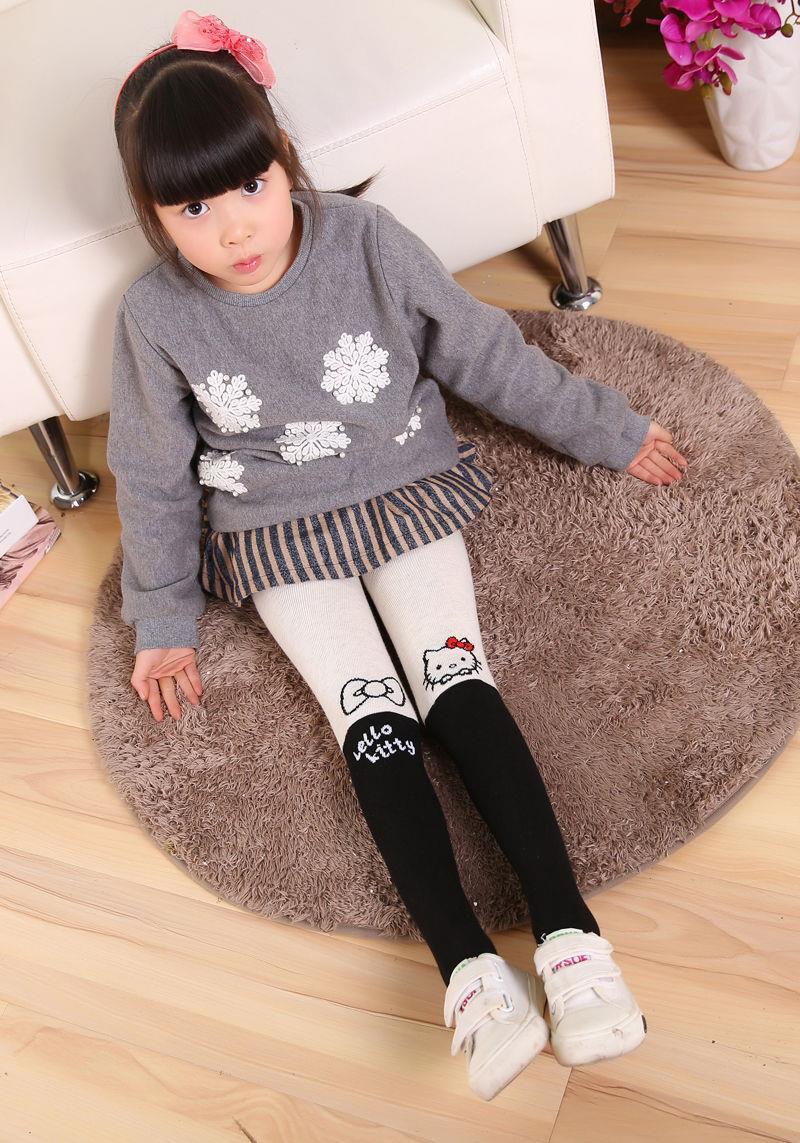 内衣 连裤袜/丝袜 北新丝 品牌(高品质)北新丝春秋新款纯棉儿童连裤袜