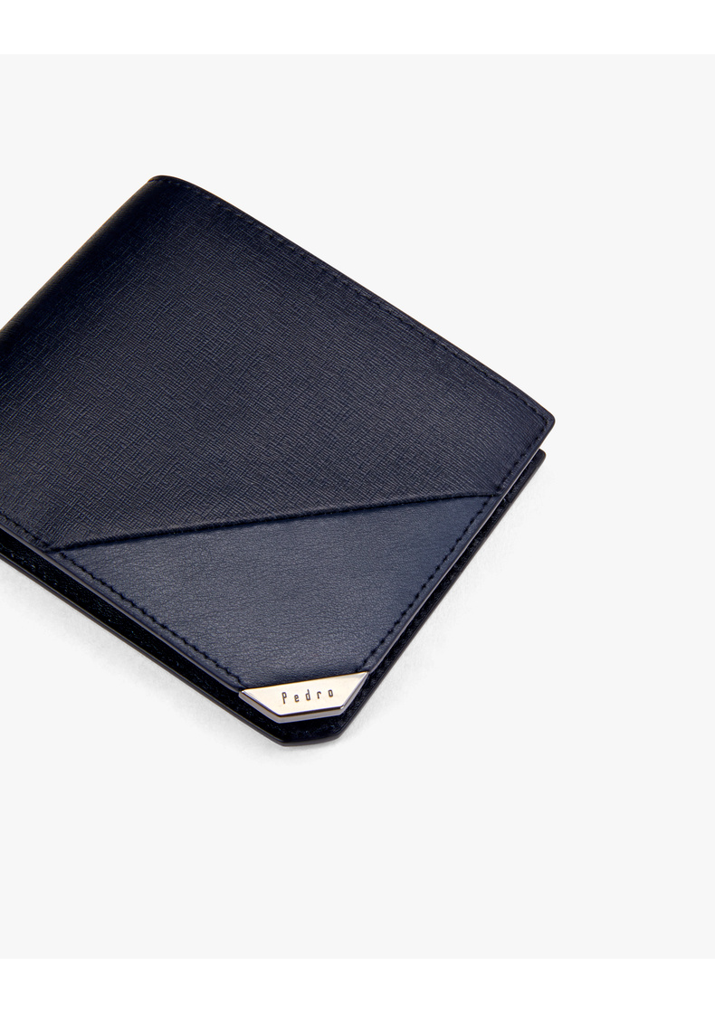 pedro男包男士商务多卡位子母短款钱包pm416500020navy深蓝色r