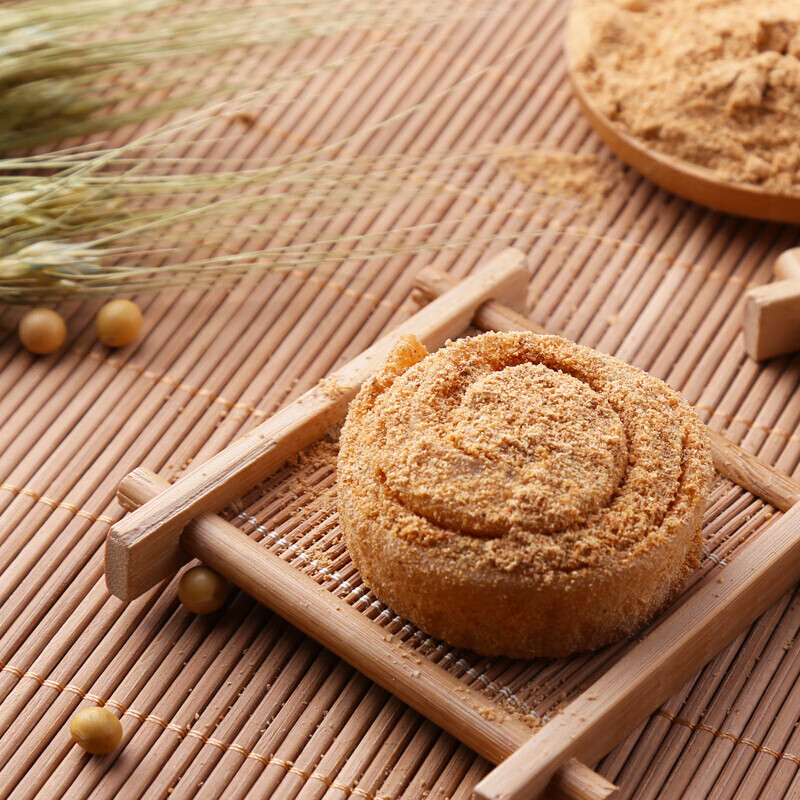 豆面卷子 驴打滚 东北特产老式零食卷糕糕点小吃 原味1盒【图片 价格