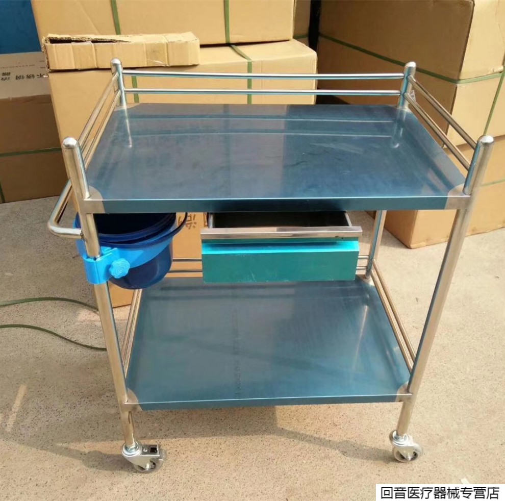 保健器械 家庭护理 中拓医疗(zotoyl) (zotoyl)不锈钢治疗车器械推车