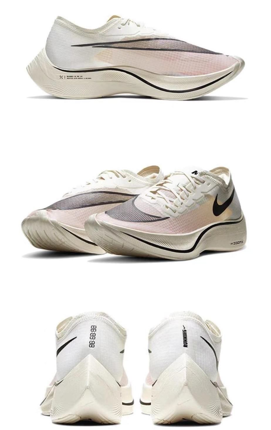 马拉松 zoomx vaporfly next% 蝉翼泡棉男女跑步鞋运动鞋 蓝白 36