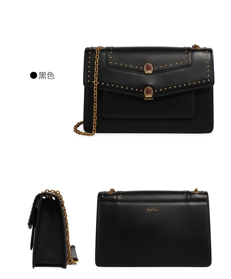 satchi沙驰女包时尚真皮夏季新款单肩包优雅斜挎包tw8827941g米白色tw