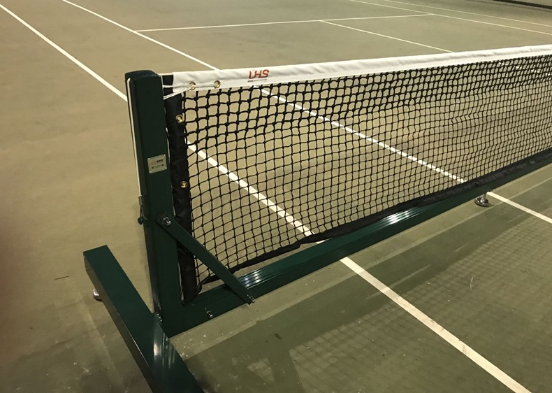 恰好时tn-1002比赛网球网1001标准网球场中心网顶部六格双层加密设计
