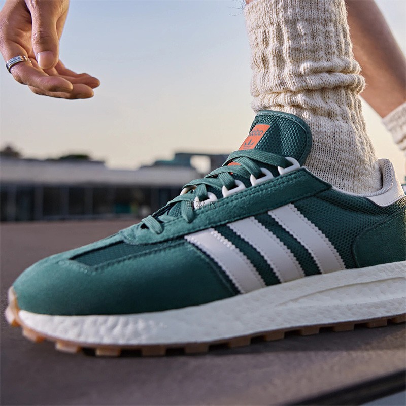 【現貨】adidas 三葉草 ozweego 銀灰3m反光老爹鞋男女復古休閒跑鞋