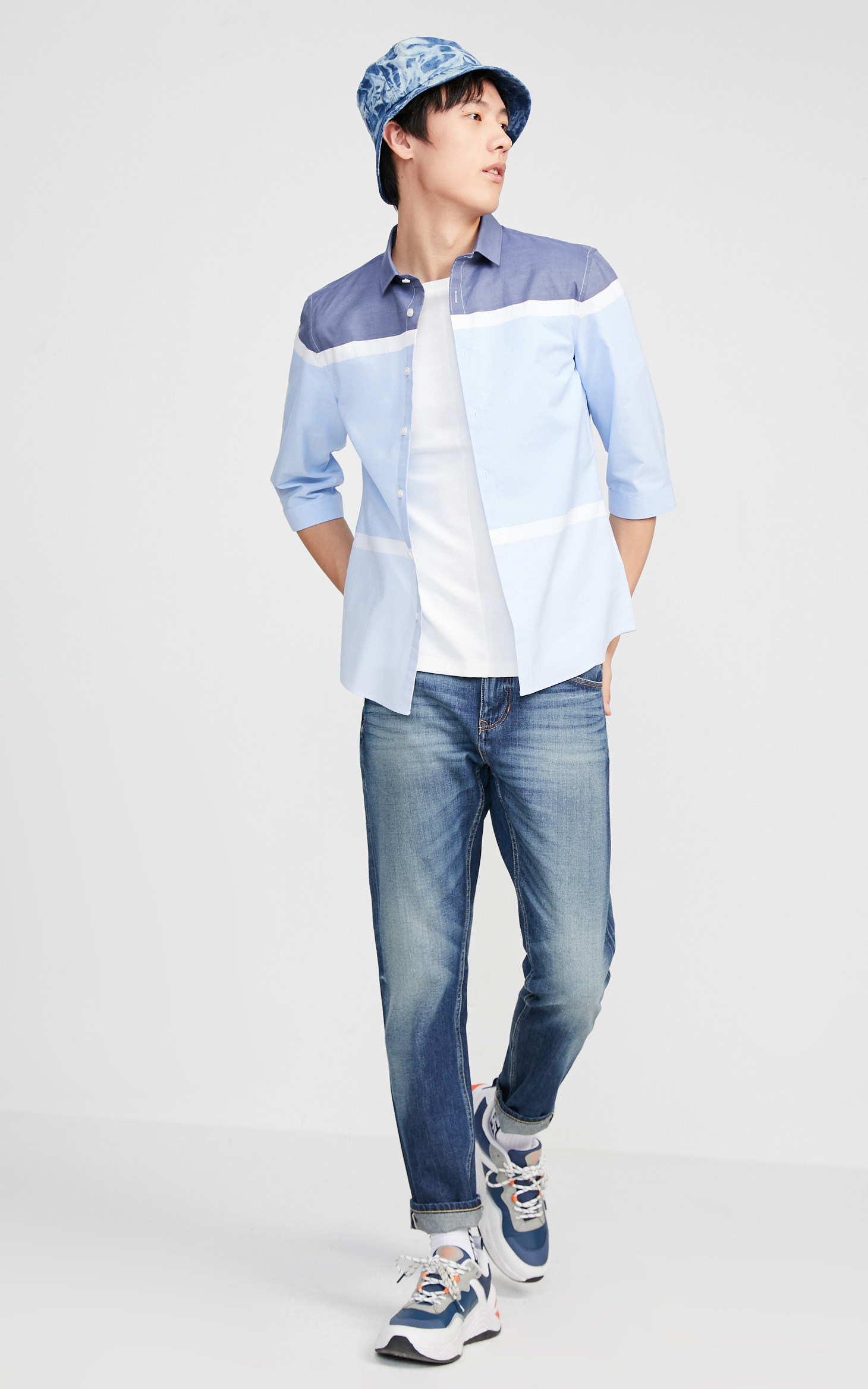 模特佩戴配饰均为搭配品不做销售用途