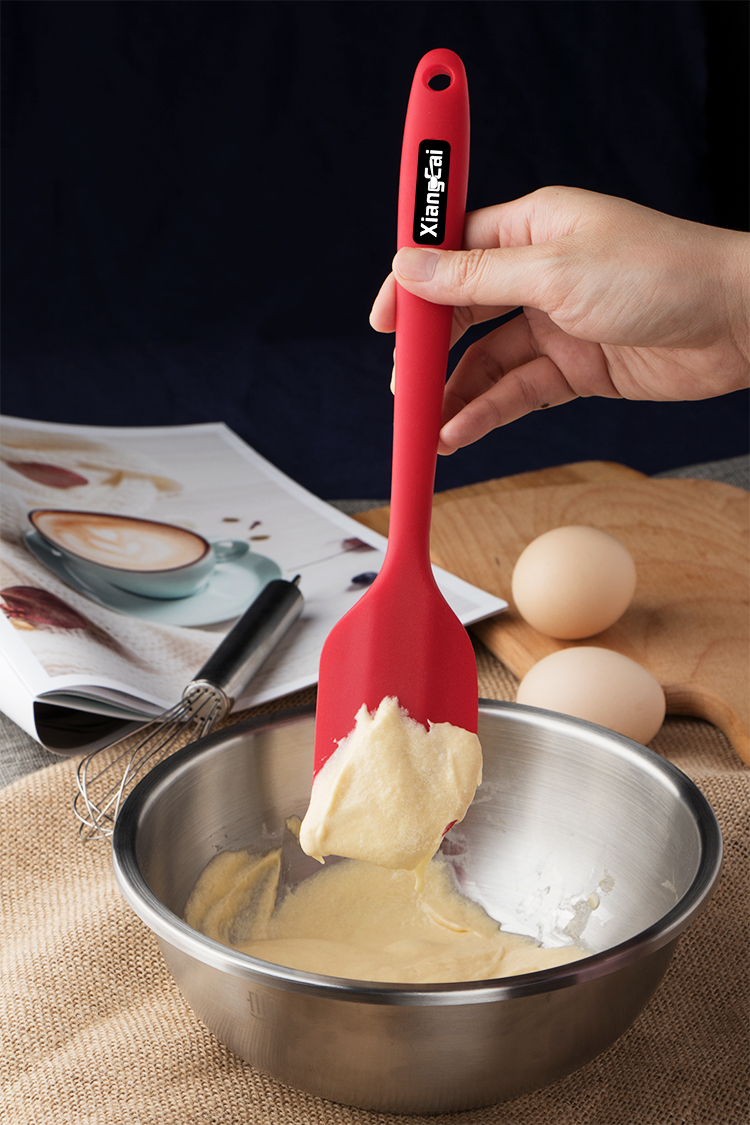 系列同款德国硅胶刮刀烘焙耐高温奶油蛋糕一体式小号抹刀肠粉工具