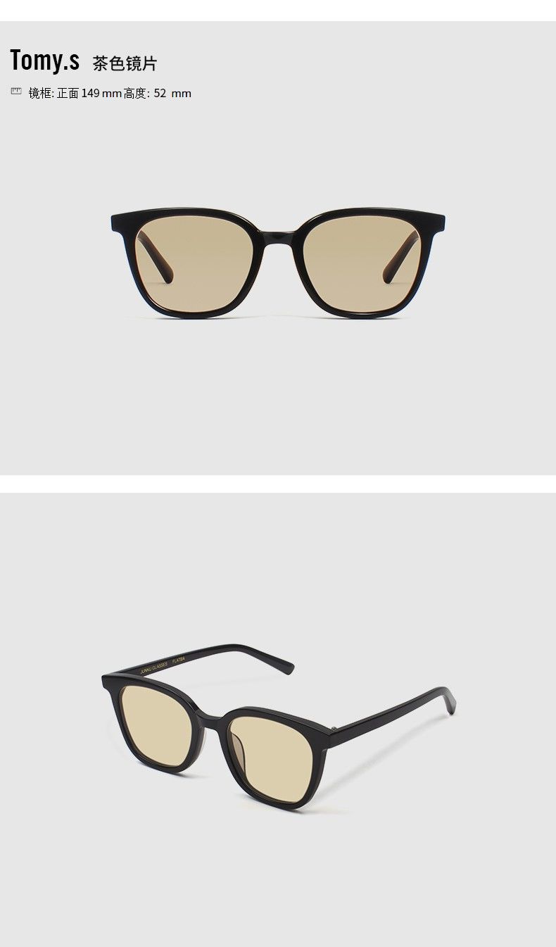 gm墨镜女网红同款tomy茶色酷炸街拍照防强光太阳镜男帅气眼镜潮tomys