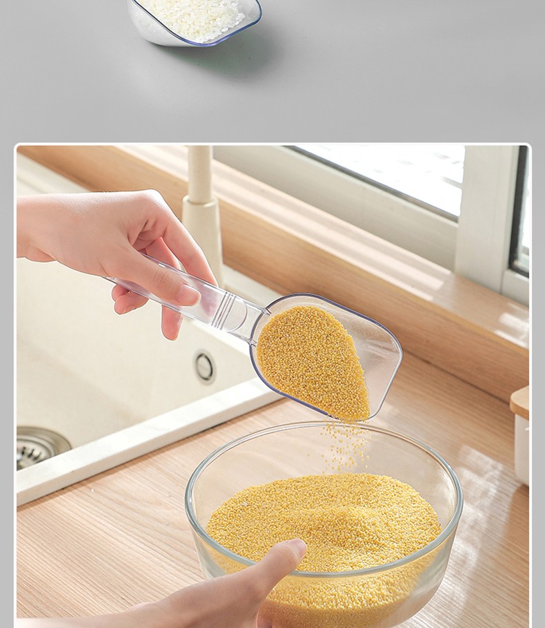 木笛斯多功能家用舀米勺子网红抖音大号长柄厨房烘焙家用量勺北欧舀面