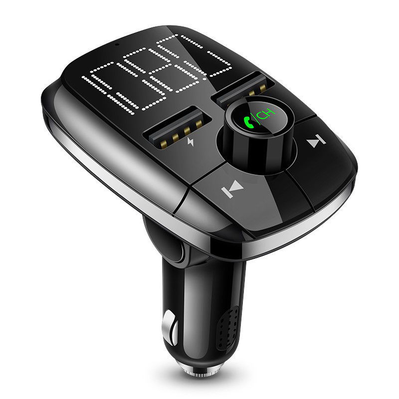 车载蓝牙接收器车充一拖二听歌神器车载mp3蓝牙播放器汽车接收器aux高