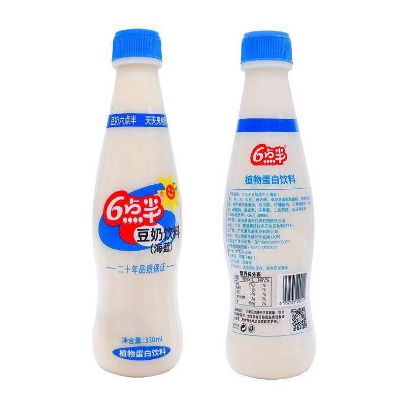橙伯乐六点半豆奶 植物蛋白饮料经典儿时回忆原味早餐豆奶整箱 六点半