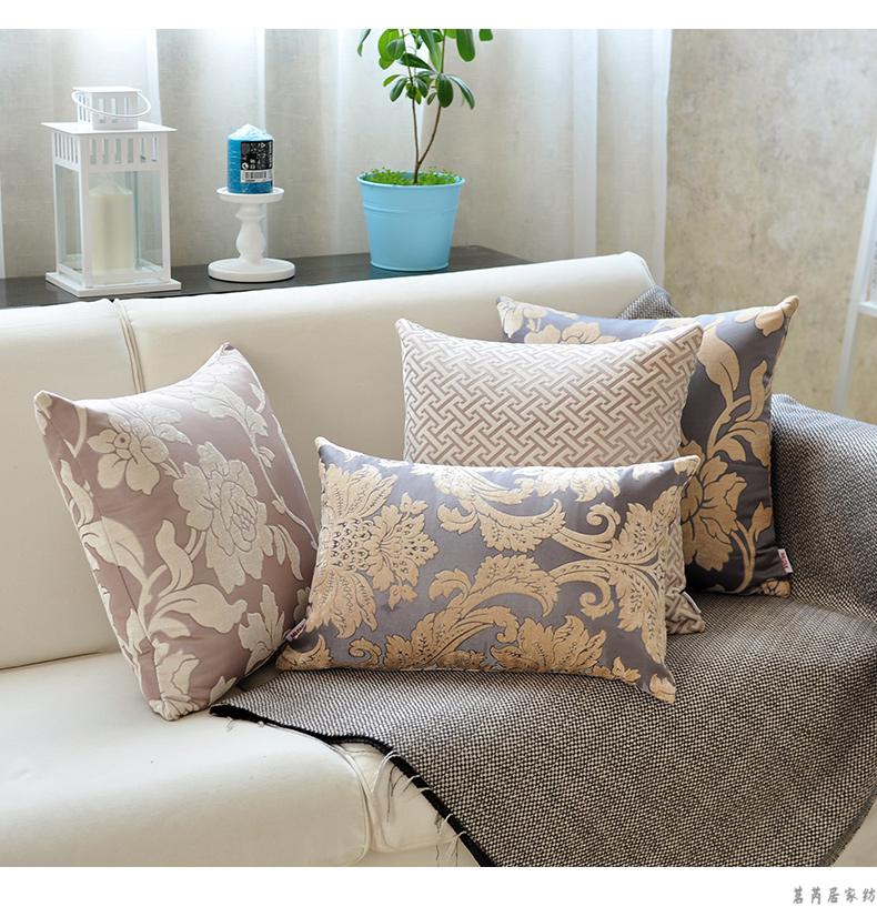 轻奢华高档抱枕 欧式沙发抱枕高级靠枕皮沙发靠垫套卧室床头靠枕腰枕
