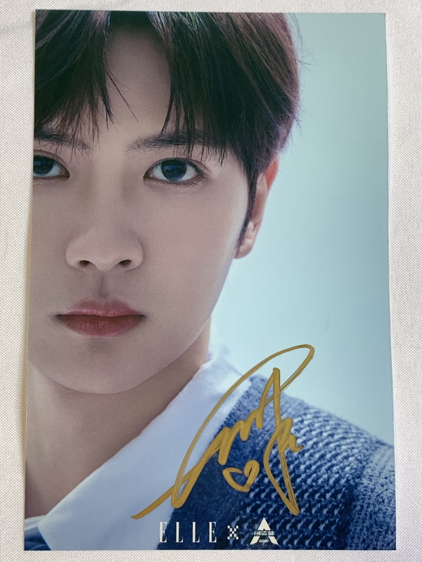 创造营2021三公林墨何屹繁亲笔签名6寸签名照片 甘望星b款 6寸签名