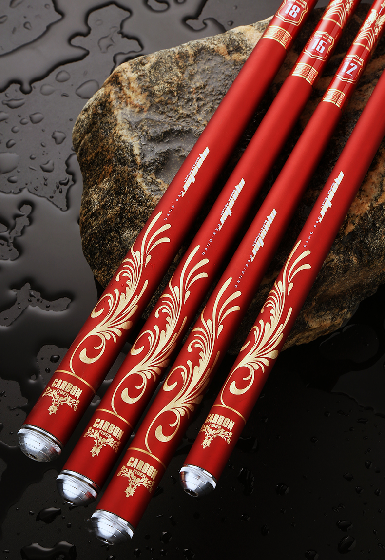 火玲珑特价台钓鱼竿手竿碳素鱼杆超轻超硬鲤鲫鱼竿碳素28调渔具组合