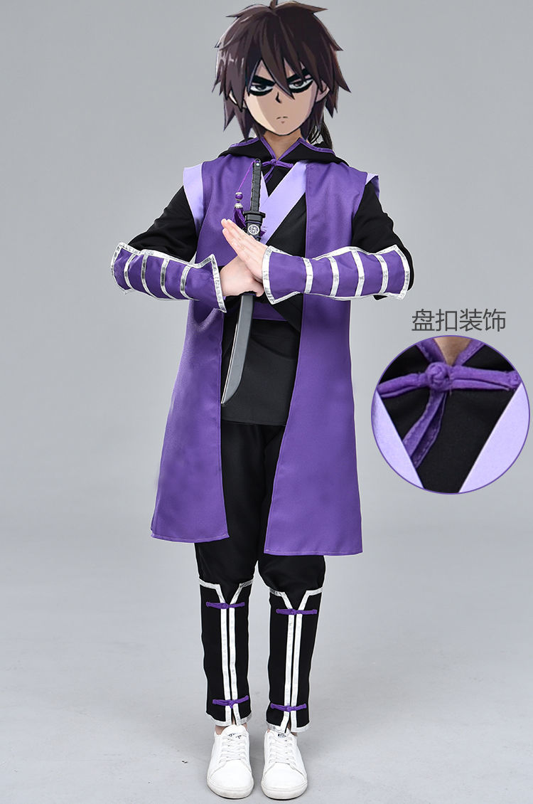 儿童尺码 160 全套衣服 鞋子 假发品牌: dafify 商品名称:刺客伍六七