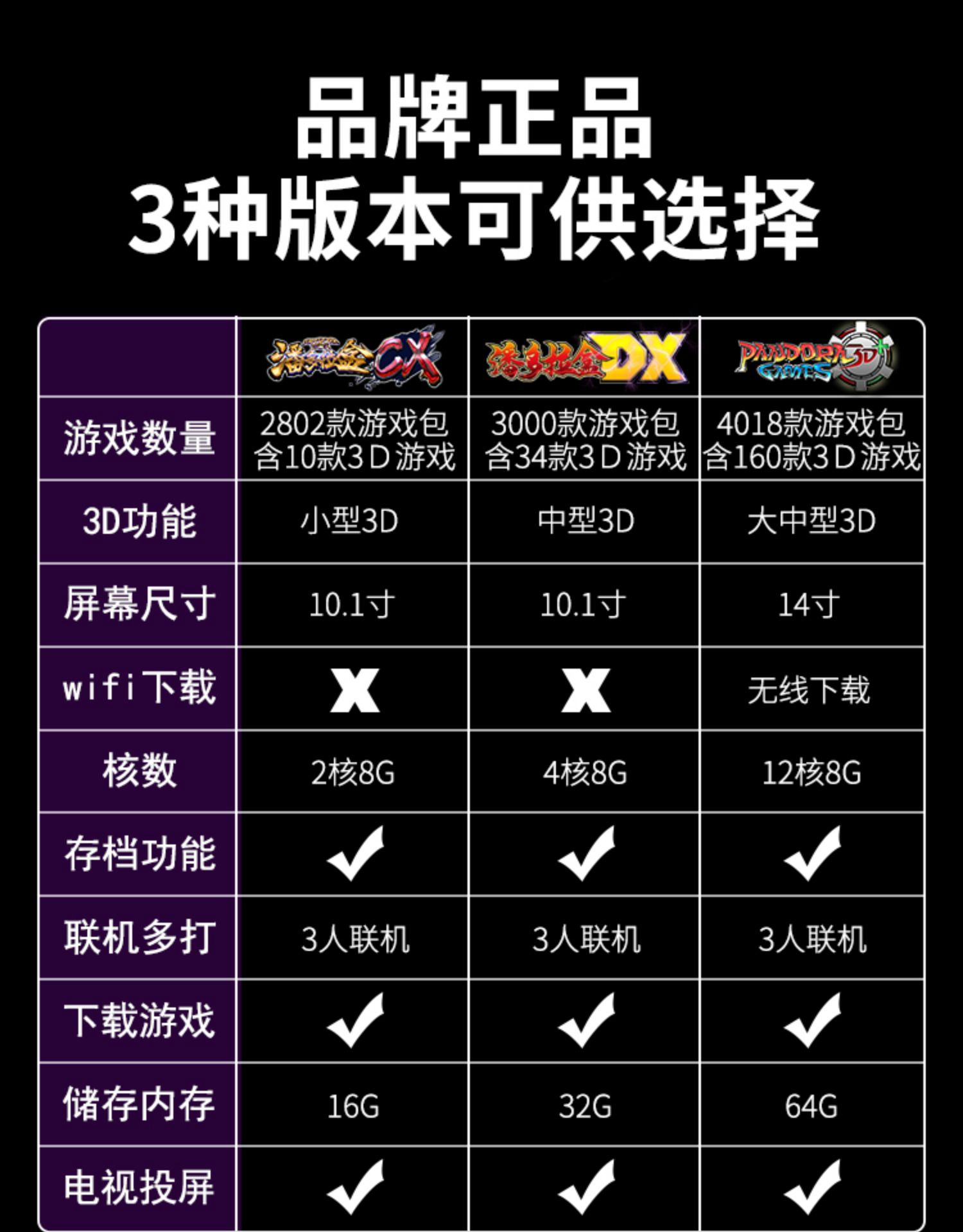 便携式月光宝盒街机摇杆游戏机家用怀旧款拳皇双人潘多拉盒格斗机