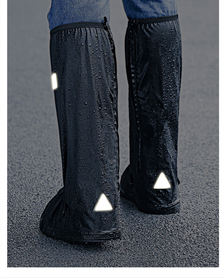 旅行就是加加林高筒防雨防水鞋套户外男女骑行防水雨鞋靴套徒步防雪