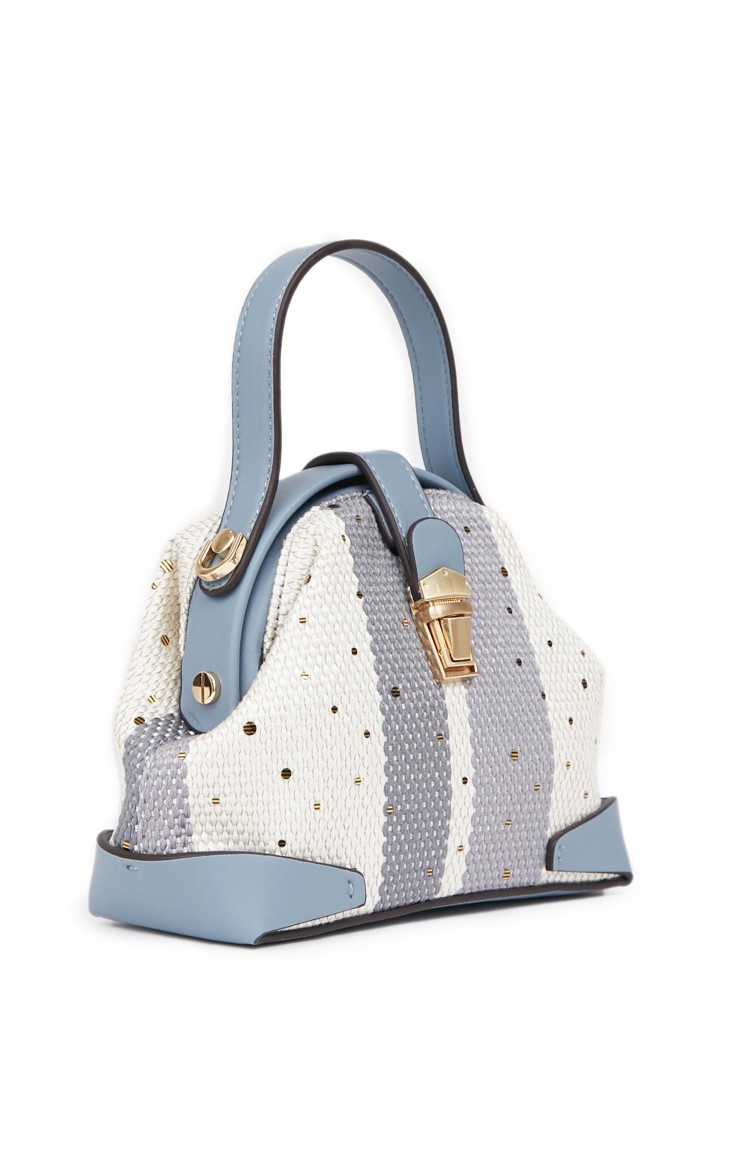 vero moda春夏新款复古日系度假风包包女321285011 浅蓝色 均码