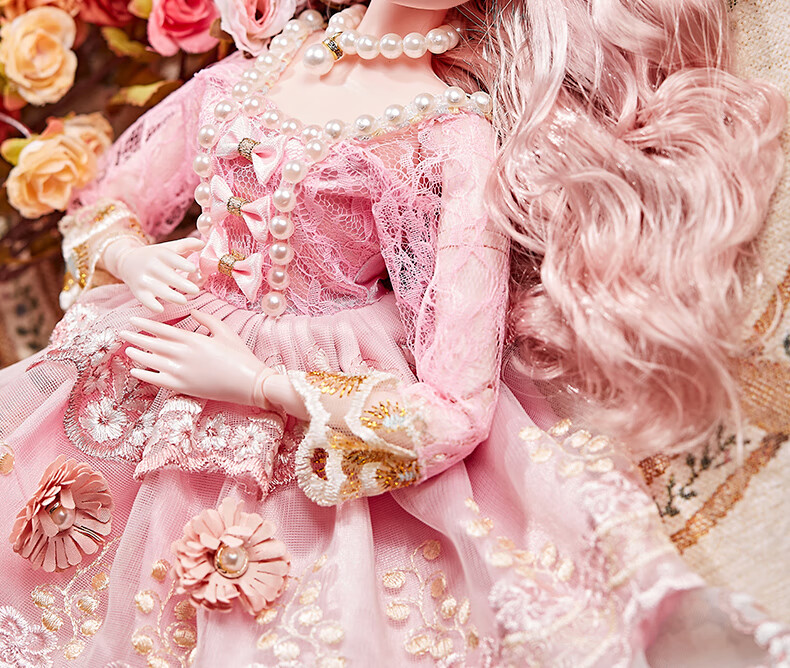 洋娃娃玩具女孩仿真60cm大型公主彤乐芭比大号超大套装珍藏版抖音同款