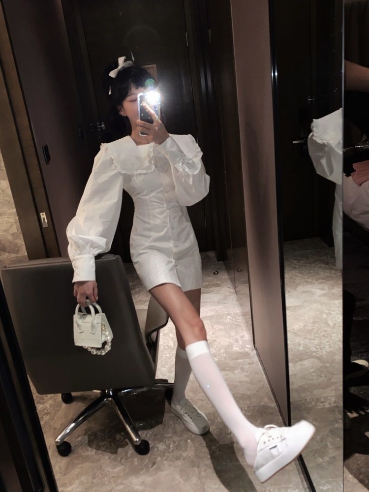 小腿袜jk韩版中筒日系压力瘦腿袜女美腿塑形夏薄款高筒半截过膝袜小腿