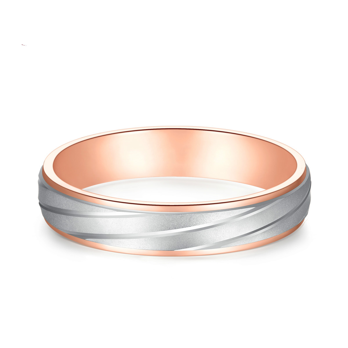 寻珍爱 情约pt950铂金/18k金双色戒指 情侣对戒pt【多款】特惠免息 13