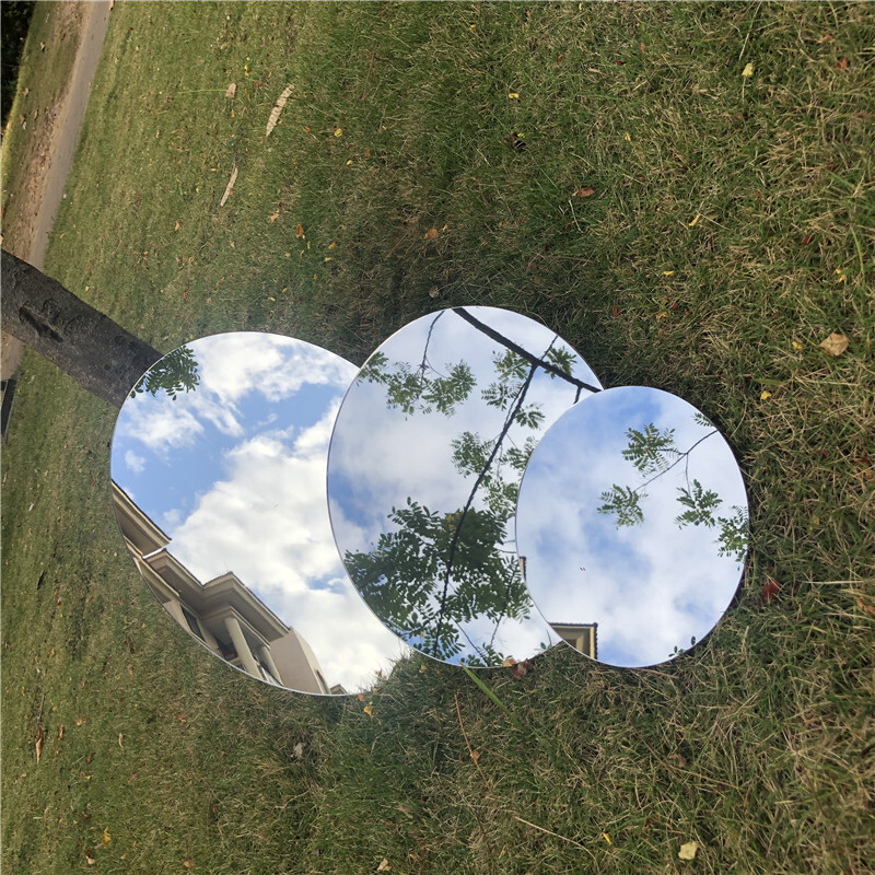 镜片穿衣全身镜安全塑料镜子亚克力塑料镜片20mm厚度300mm正方形镜片