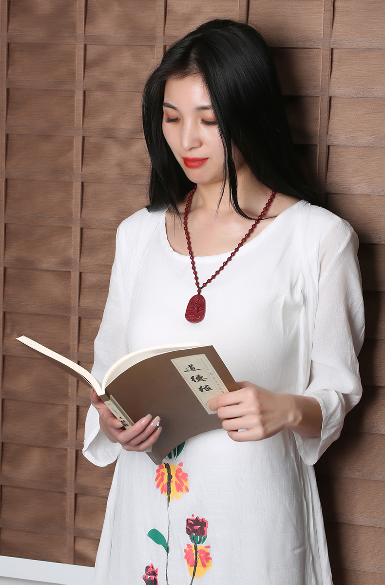 可辰朱砂吊坠本命佛十二生肖项链男女士情侣款高含量紫金砂八大守护神