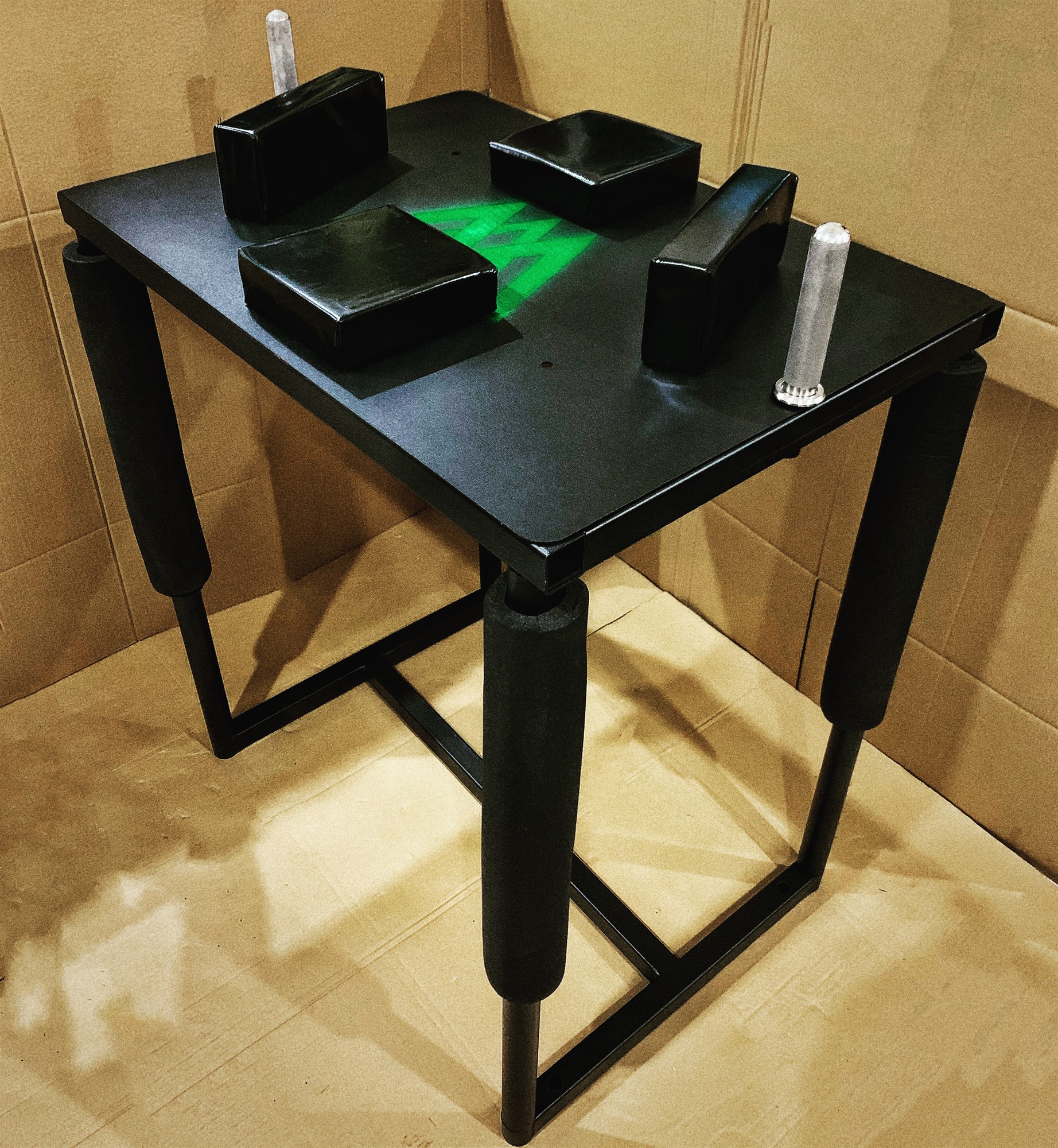 比赛腕力桌/全钢训练桌//掰手腕腕力台 黑色训练肘垫 更多【图片 价格