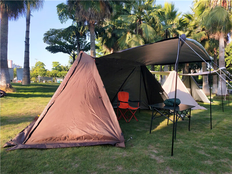 庇护所式帐篷 green heron户外庇护所式双峰帐篷简易bushcraft野外