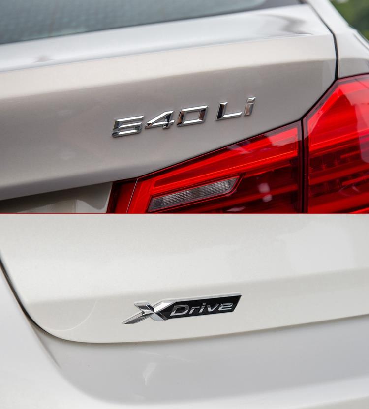 适用于宝马车标新5系改装530li540li标志m标叶子板侧标xdrive尾标