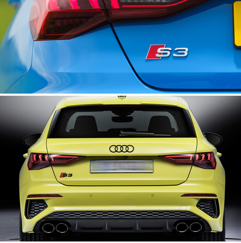 奥迪排量尾标a4la6la7q5四驱车标rs345678尾标a345678黑标i改装 奥迪