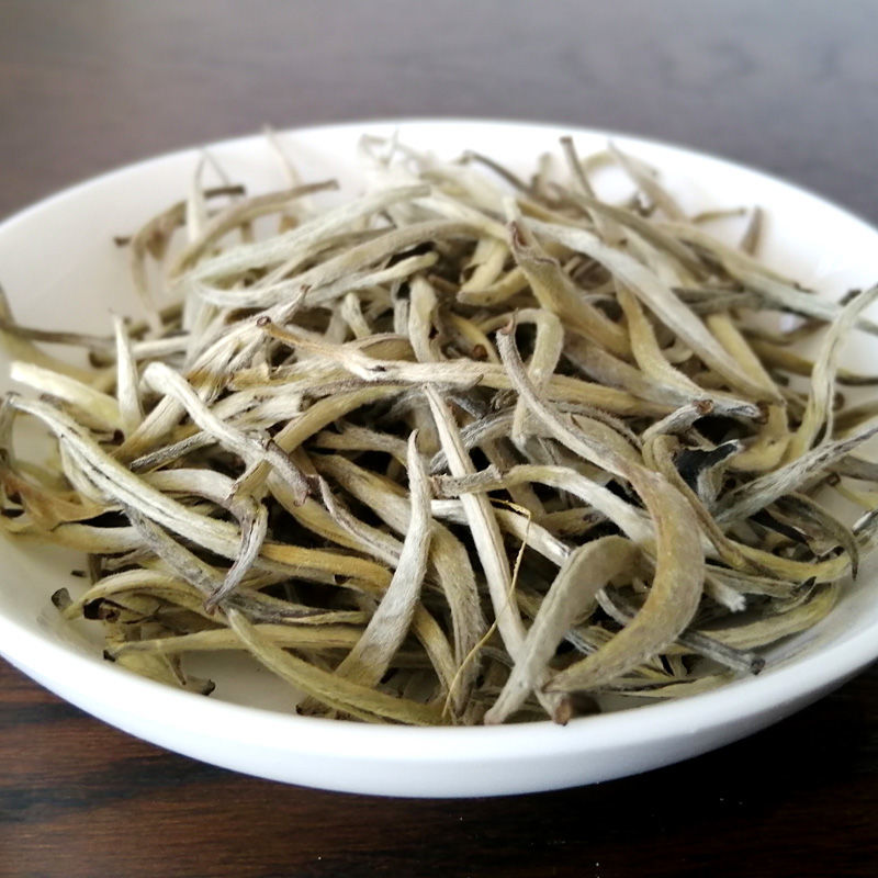 大白毫银针茶叶月光白散装新茶明前首芽茶叶全芽白茶白毫银针 2019大