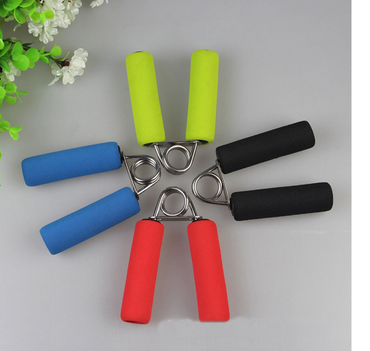 5010红色握力器 5062圆形蓝色握力球