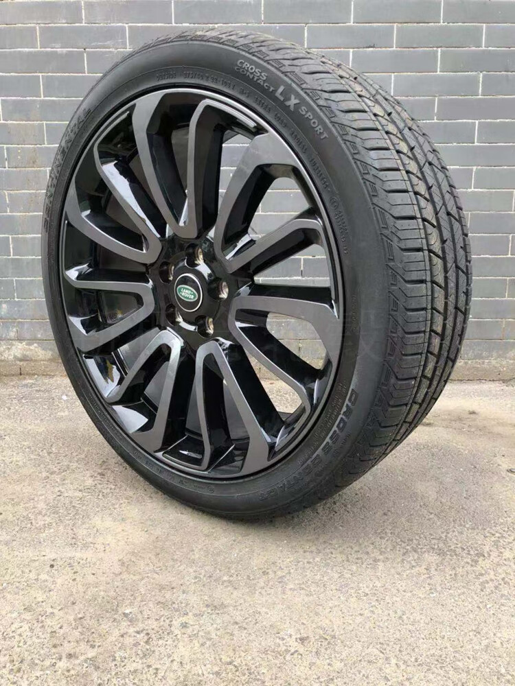 22寸路虎揽胜 揽运 发现4/5卫士刀锋锻造轮毂轮胎 轮毂(刀锋黑色)