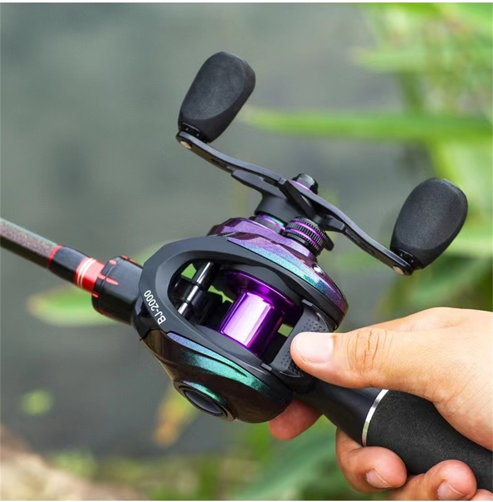 君拓路亚水滴轮金属渔轮卸力报警远投泛用水滴轮防炸线磁力刹钓鱼轮