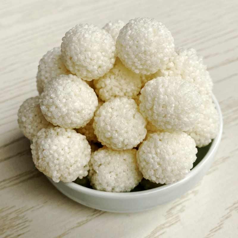 500g特产传统老式米花团彩球大米球小米球爆米花米花糖爆米花团呼啦球