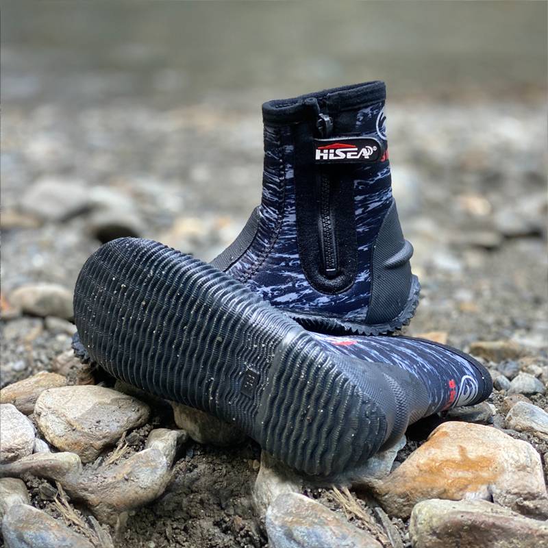 潜水鞋高帮 潜水靴加厚底防割刮防滑3至5mm男女涉水溯溪高帮鞋赶海沙