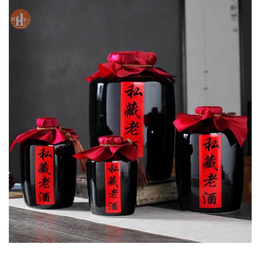 中国人不吃这一套酒坛私人订制logo酒瓶瓷密封酒壶礼盒送礼装 o81-2斤