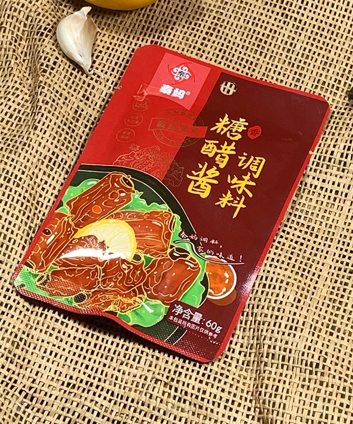 爸妈无忧秦妈糖醋酱调料包糖醋酱汁调味料60g 糖醋酱60g*2包【图片