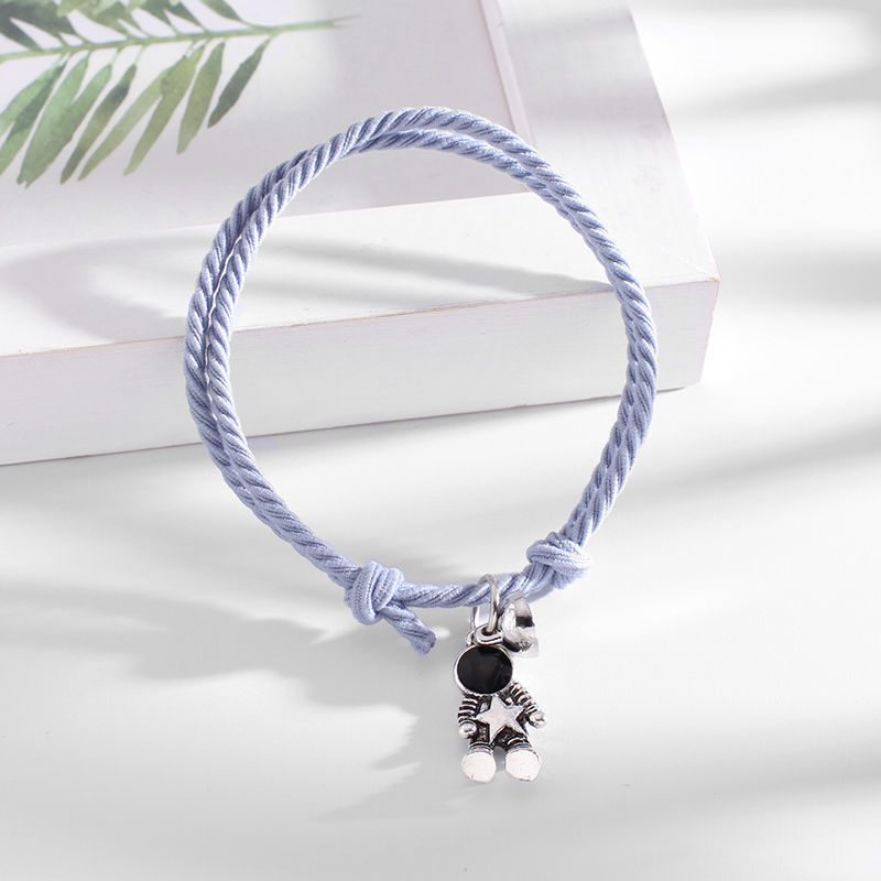 oimg情侣手环小皮筋手链男女ins不掉侣小皮筋学生小饰品生日礼物宇航