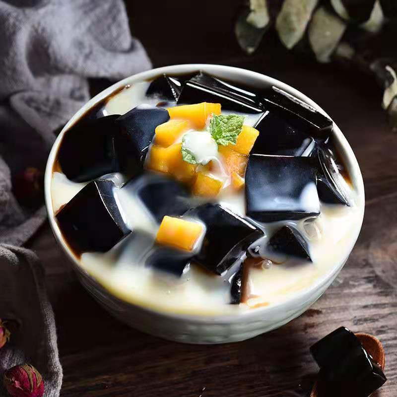 徐七二白凉粉黑凉粉仙草粉水信玄饼果冻粉凉草粉冰粉甜品原