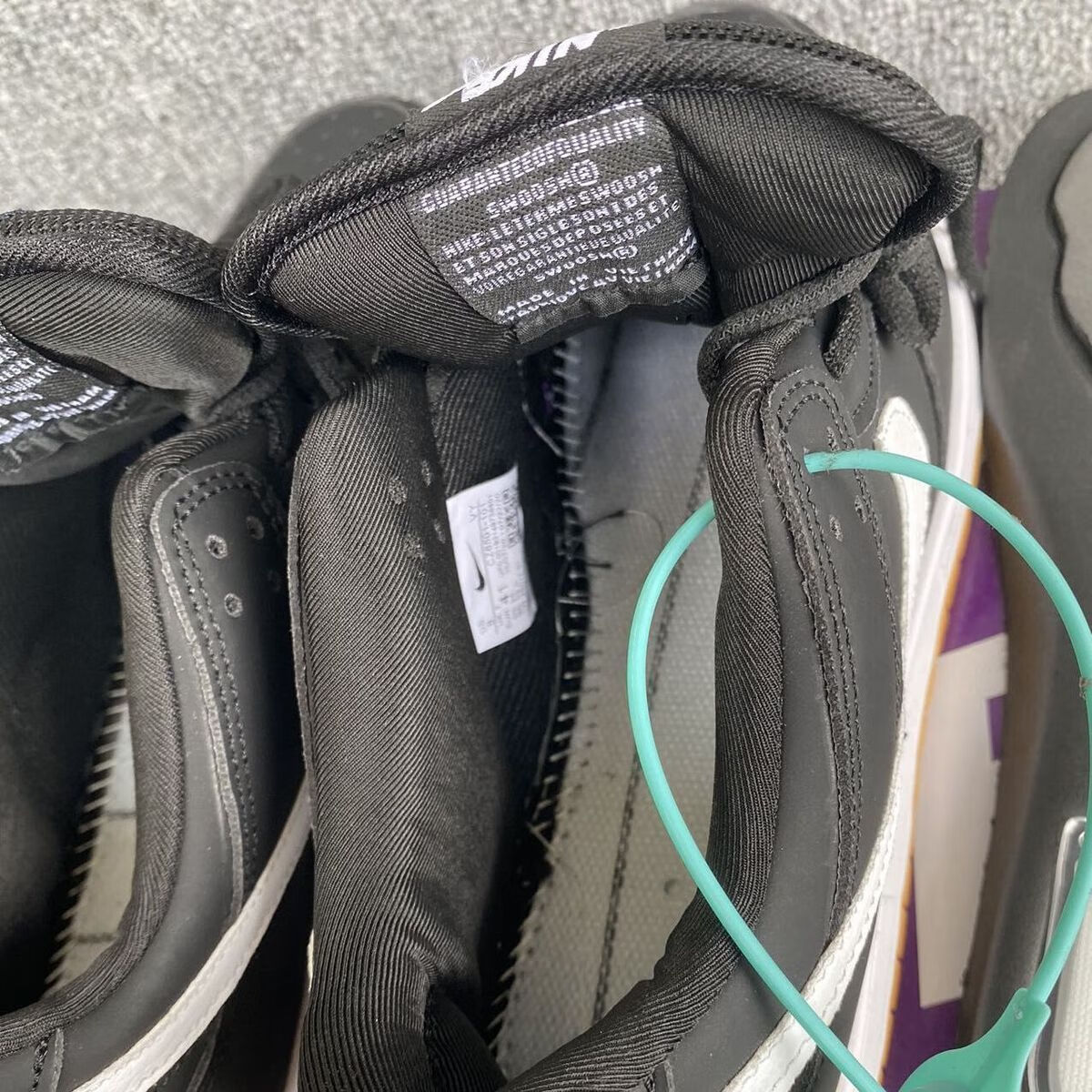 【官方】乔ajlowmaxairdunksbaf板鞋黑白厚鞋舌气垫摩擦有声男女运动