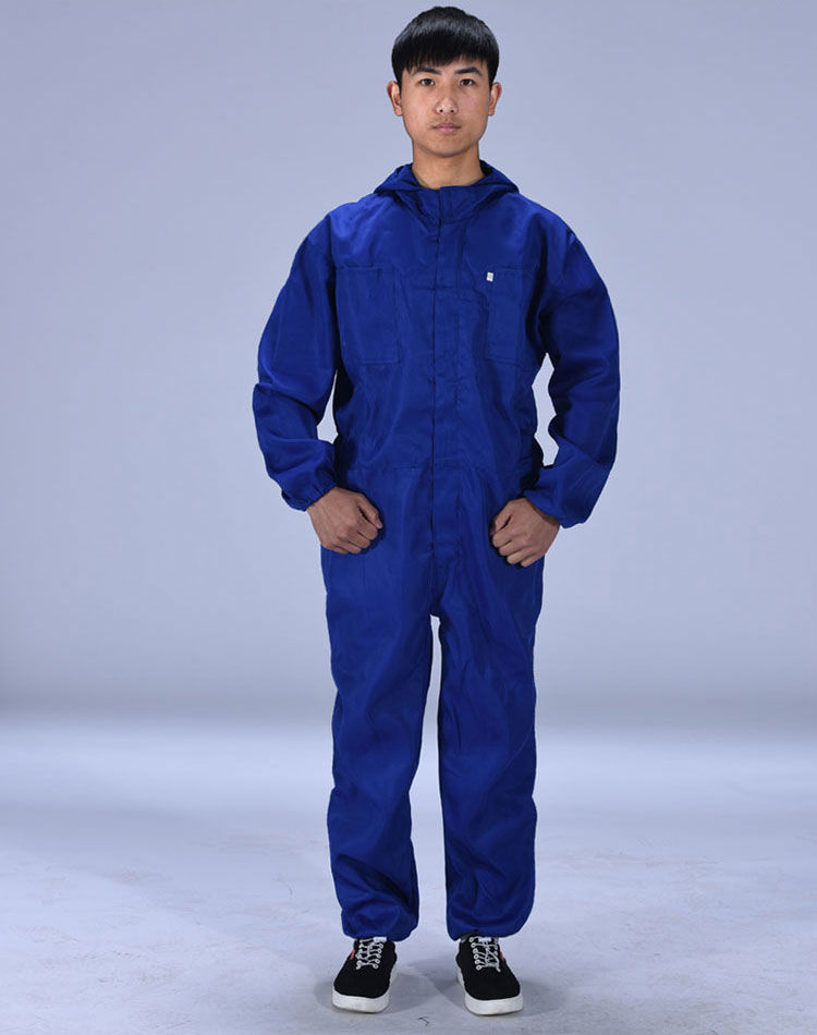 可开票连体劳保工作服套装男耐脏厂服车间劳保搬运服机修服连体防尘工